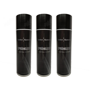 3 x Sprühkleber - extra stark - Lederkonzept 500ml