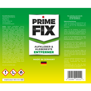2 x Prime Fix Klebstoffentferner 500ml